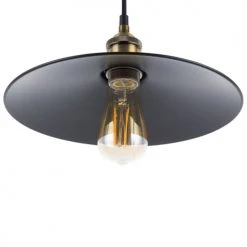 Beliani Suspensions Lampe Suspension Noir Et Doré -Luminaires Ventes lampe suspension noir et dore 2