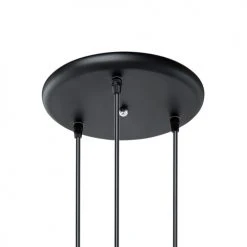 Beliani Suspensions Lampe Suspension Noire -Luminaires Ventes lampe suspension noire 4
