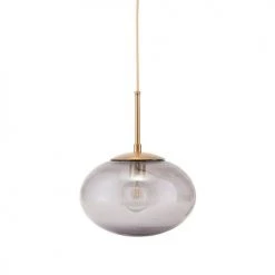 House Doctor Suspensions Lampe Suspension Vintage En Verre Gris Small 22cm