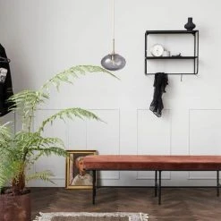 House Doctor Suspensions Lampe Suspension Vintage En Verre Gris Small 22cm -Luminaires Ventes lampe suspension vintage en verre gris small 22cm 3