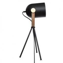 Home Maison Lampes à Poser Lampe Trépied Noir H45cm -Luminaires Ventes lampe trepied noir h45cm 2
