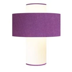 Abat-jours Lampes à Poser Lampe Taupe D 35 Cm -Luminaires Ventes lampe violet d 35 cm 1