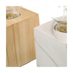 Wadiga Lampes à Poser Lampes Bois Et Marbre - Lot De 2 -Luminaires Ventes lampes bois et marbre lot de 2 3