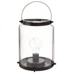 Maisons Du Monde Lanternes Lanterne Ampoule Lumineuse En Verre Et Métal