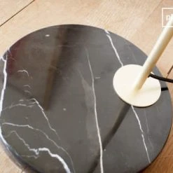 PIB Lampadaires Liseuse En Métal Et Marbre Noir -Luminaires Ventes liseuse en metal et marbre noir 2