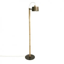 DIZY Design Lampadaires Luminaire à Poser Chêne Et Métal Vernis BRUT