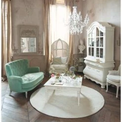 Maisons Du Monde Lustres Lustre à Pampilles En Métal Blanc D75 -Luminaires Ventes lustre a pampilles en metal blanc d75 1000 10 10 117803 12