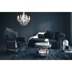 Maisons Du Monde Lustres Lustre à Pampilles En Métal Blanc D75 -Luminaires Ventes lustre a pampilles en metal blanc d75 1000 10 10 117803 15