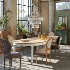 Maisons Du Monde Lustres Lustre à Pampilles En Métal Gris -Luminaires Ventes lustre a pampilles en metal gris 1000 11 8 154660 25