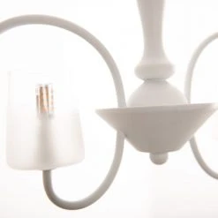 Keria Lustres Lustre En Glass Blanc -Luminaires Ventes lustre en glass blanc 2