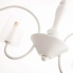 Keria Lustres Lustre En Glass Blanc -Luminaires Ventes lustre en glass blanc 5