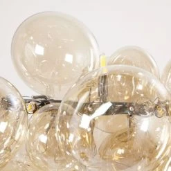 Maisons Du Monde Lustres Lustre En Métal Et Globes En Verre Ambré -Luminaires Ventes lustre en metal et globes en verre ambre 1000 5 9 182500 5