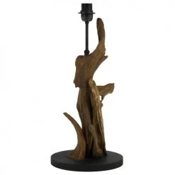 Light & Living Lampes à Poser Pied De Lampe En Bois -Luminaires Ventes pied de lampe en bois 4