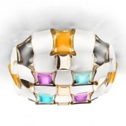 SLAMP Suspensions Plafonnier/Applique Mida Plastique Multicolore 50x50x16 Cm -Luminaires Ventes plafonnier applique mida plastique multicolore 50x50x16 cm 2