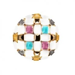 SLAMP Suspensions Plafonnier/Applique Mida Plastique Multicolore 50x50x16 Cm