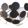 Beliani Suspensions Plafonnier Design Noir Et Doré -Luminaires Ventes plafonnier design noir et dore