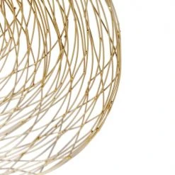 QAZQA Suspensions Plafonnier En Acier Doré/laiton -Luminaires Ventes plafonnier en acier dore laiton 3