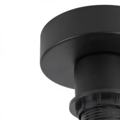 QAZQA Suspensions Plafonnier En Acier Noir -Luminaires Ventes plafonnier en acier noir 10