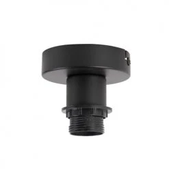 QAZQA Suspensions Plafonnier En Acier Noir -Luminaires Ventes plafonnier en acier noir 9