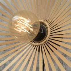 Good & Mojo Suspensions Plafonnier En Bambou Asymétrique D40 -Luminaires Ventes plafonnier en bambou asymetrique d40 2