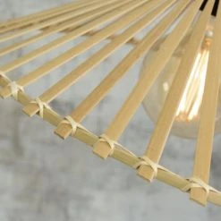 Good & Mojo Suspensions Plafonnier En Bambou Asymétrique D40 -Luminaires Ventes plafonnier en bambou asymetrique d40 3