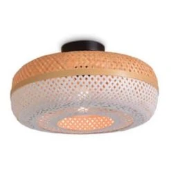 Good & Mojo Suspensions Plafonnier En Bambou Blanc D40 -Luminaires Ventes plafonnier en bambou blanc d40 5