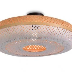 Good & Mojo Suspensions Plafonnier En Bambou Blanc D60 -Luminaires Ventes plafonnier en bambou blanc d60 4
