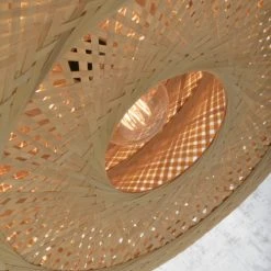 Good & Mojo Suspensions Plafonnier En Bambou Naturel D60 -Luminaires Ventes plafonnier en bambou naturel d60 2
