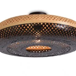 Good & Mojo Suspensions Plafonnier En Bambou Noir D60 -Luminaires Ventes plafonnier en bambou noir d60 4