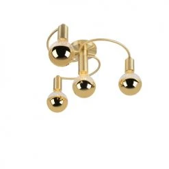 QAZQA Suspensions Plafonnier En Métal Doré/laiton -Luminaires Ventes plafonnier en metal dore laiton 4