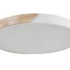 Beliani Suspensions Plafonnier En Métal LED ⌀ 51 Cm Blanc Et Bois Clair -Luminaires Ventes plafonnier en metal led 51 cm blanc et bois clair
