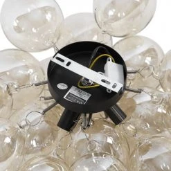 QAZQA Suspensions Plafonnier En Verre Doré/laiton -Luminaires Ventes plafonnier en verre dore laiton 26