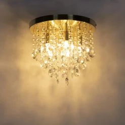 QAZQA Suspensions Plafonnier En Verre Doré/laiton -Luminaires Ventes plafonnier en verre dore laiton 38