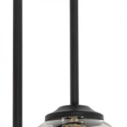 QAZQA Suspensions Plafonnier En Verre Noir -Luminaires Ventes plafonnier en verre noir 10