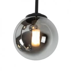 QAZQA Suspensions Plafonnier En Verre Noir -Luminaires Ventes plafonnier en verre noir 9