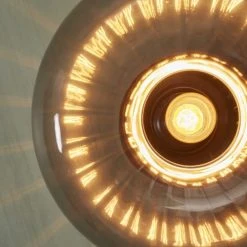 It's About Romi Suspensions Plafonnier En Verre Noir, H. 18cm -Luminaires Ventes plafonnier en verre noir h 18cm 2