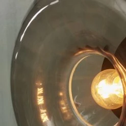 It's About Romi Suspensions Plafonnier En Verre Noir, H. 18cm -Luminaires Ventes plafonnier en verre noir h 18cm 3