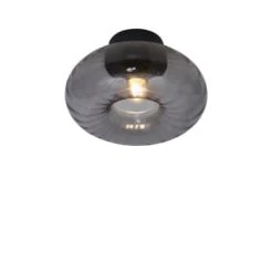 It's About Romi Suspensions Plafonnier En Verre Noir, H. 18cm -Luminaires Ventes plafonnier en verre noir h 18cm 5