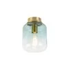 QAZQA Suspensions Plafonnier En Verre Vert -Luminaires Ventes plafonnier en verre vert