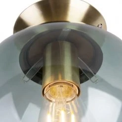 QAZQA Suspensions Plafonnier En Verre Vert -Luminaires Ventes plafonnier en verre vert 8