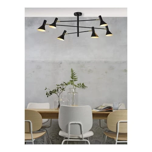 It's About Romi Suspensions Plafonnier Noir 6 Lumières 4 It's About Romi Suspensions Plafonnier Noir 6 Lumières – Image 2