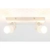 Drawer Suspensions SANDY - Plafonnier Métal Double - Couleur - Blanc Mat -Luminaires Ventes sandy plafonnier metal double couleur blanc mat