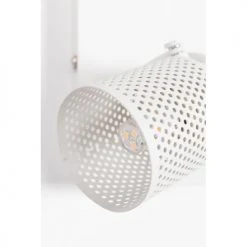 Drawer Suspensions SANDY - Plafonnier Métal Double - Couleur - Blanc Mat -Luminaires Ventes sandy plafonnier metal double couleur blanc mat 2