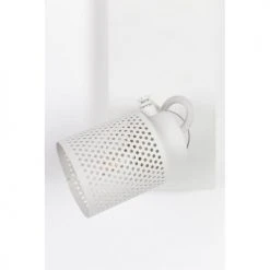 Drawer Suspensions SANDY - Plafonnier Métal Double - Couleur - Blanc Mat -Luminaires Ventes sandy plafonnier metal double couleur blanc mat 3