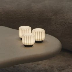 Atelier Pierre Lampes à Poser Set De 3 Lampes Dentelles 9cm Pvc Noir -Luminaires Ventes set de 3 lampes dentelles 9cm pvc noir 2