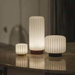 Atelier Pierre Lampes à Poser Set De 3 Lampes Dentelles 9cm Pvc Terracotta -Luminaires Ventes set de 3 lampes dentelles 9cm pvc terracotta 3