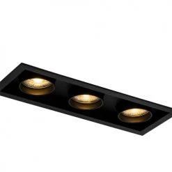 QAZQA Appliques Murales Et Spots Spot à Encastrer En Aluminium Noir -Luminaires Ventes spot a encastrer en aluminium noir 5