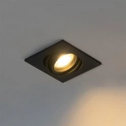 QAZQA Appliques Murales Et Spots Spot à Encastrer En Aluminium Noir -Luminaires Ventes spot a encastrer en aluminium noir 8