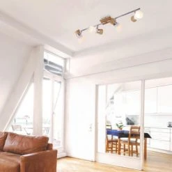 Keria Appliques Murales Et Spots Spot De Plafond (réglette/plafonnier) En Bois -Luminaires Ventes spot de plafond reglette plafonnier en bois 4