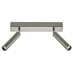 Laurie Lumière Appliques Murales Et Spots Spot De Plafond (réglette/plafonnier) En Métal Argente -Luminaires Ventes spot de plafond reglette plafonnier en metal argente 2